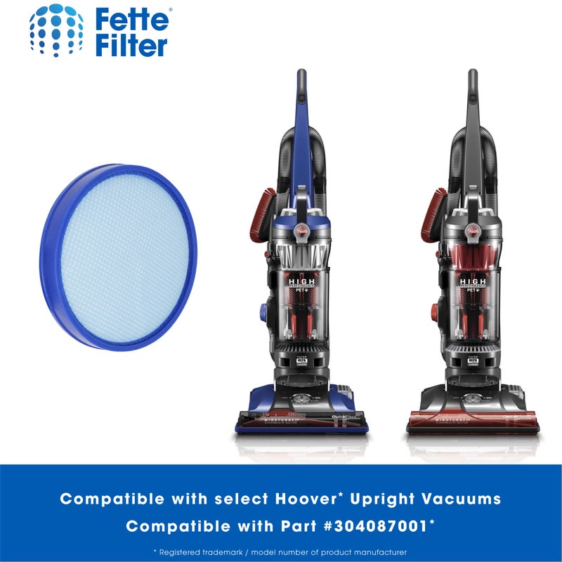 Fette Filter - 304087001 Premium Pre-Motor Vacuum Filter Compatible with Select Hoover Bagless Upright Vacuums Compare to Part Number 304087001 (QTY2) - Image 3